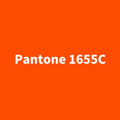 潘通系列Pantone橘黄/橘红/橙红色 1585C 1655C 172C金属自喷漆