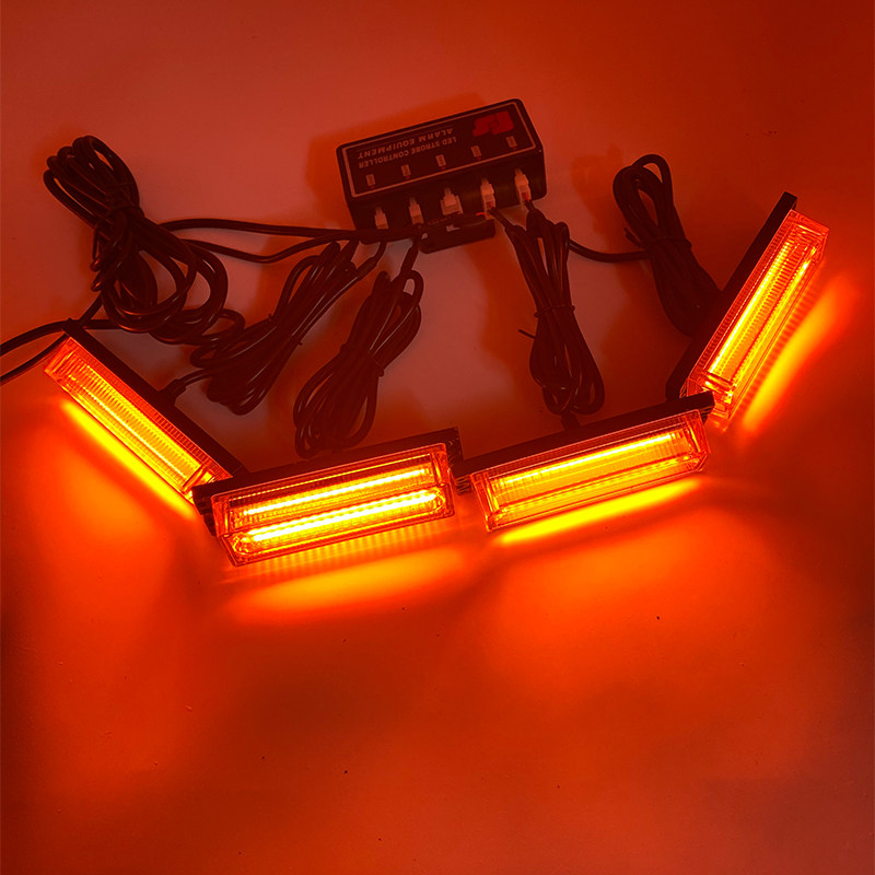 汽车越野车机车货车中网爆闪提示警示宽灯辅助照明日行灯12-24V
