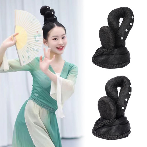 古装敦煌头饰飞天舞蹈假发吉祥天女发饰民族舞饰品幻世长安汉服