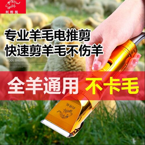 48V利特锐羊毛专用电推剪大功率插电式剪羊毛推子绒山羊绵羊剃毛