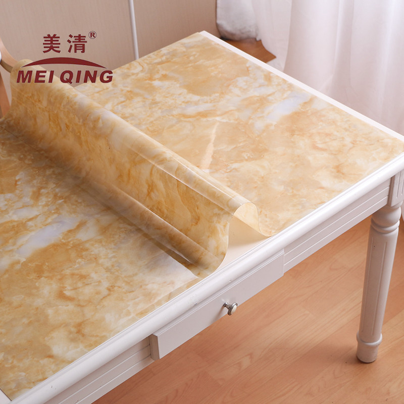 软玻璃餐桌布仿大理石桌垫水晶板大理石纹桌布pvc欧式长方形防水