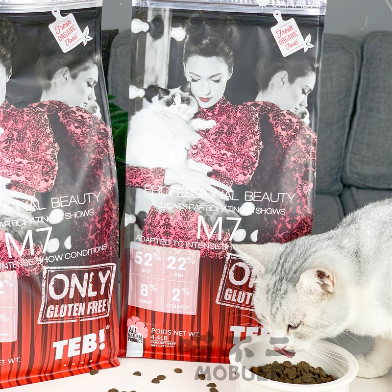 TEB汤恩贝M系列M2/M6/M7/M8猫粮幼猫成猫有机胶蛋白美毛猫粮