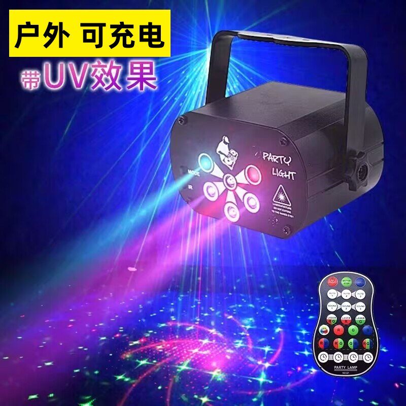 12V24V户外充电240图激光灯节奏氛围灯汽车载内室USB星空灯满天星