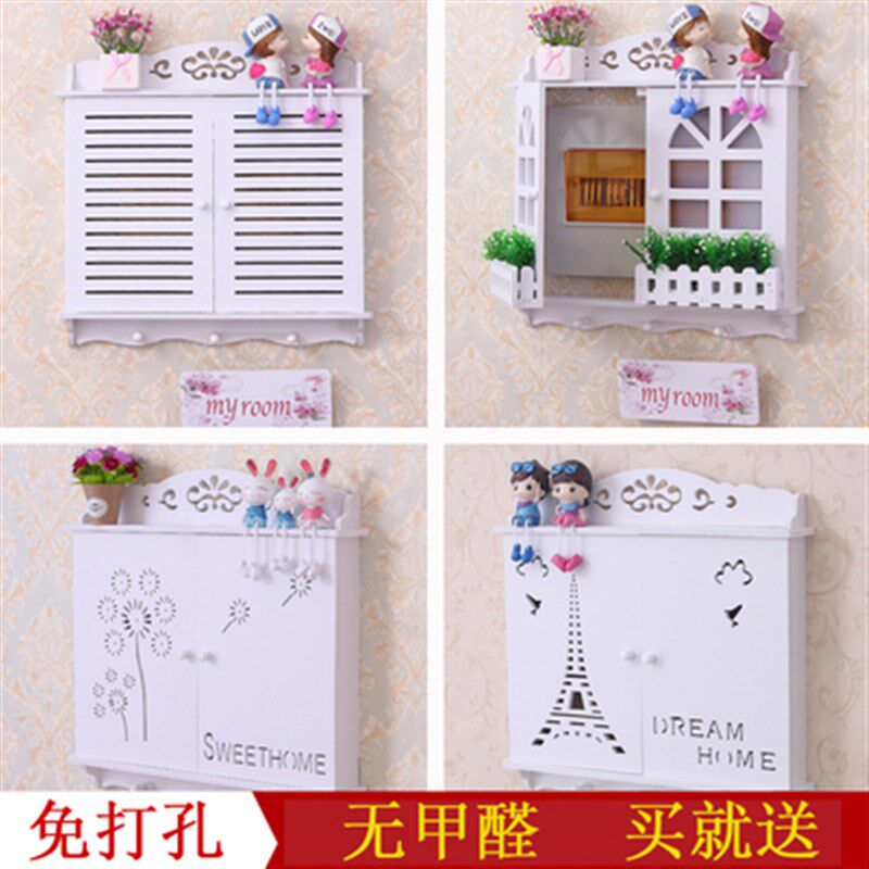 壁饰网线盒墙上电表箱装饰画遮挡箱饰品家用电源柜壁画电闸盒开关