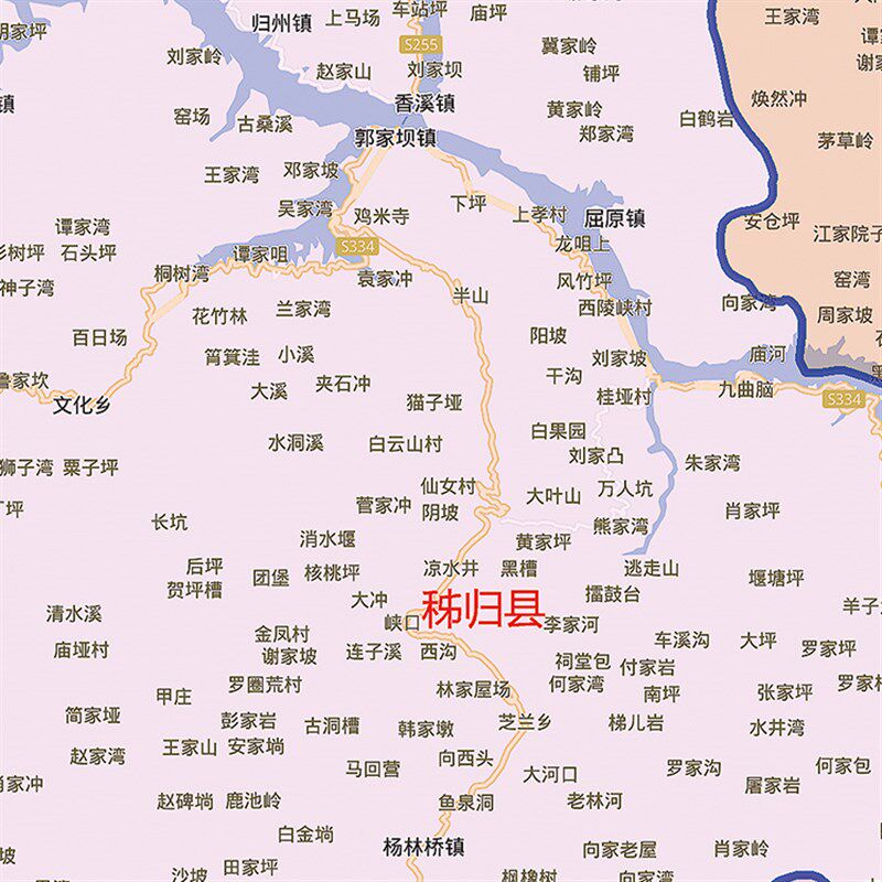2021新款宜昌市地图贴图办公室挂图高清防水墙壁贴超大装饰画定制