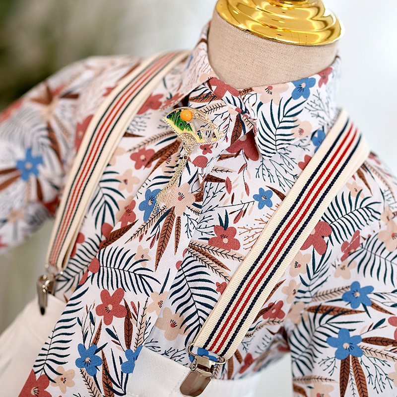 男童西装套装夏季周岁礼服男宝宝小西服生日儿童花童主持人生日夏