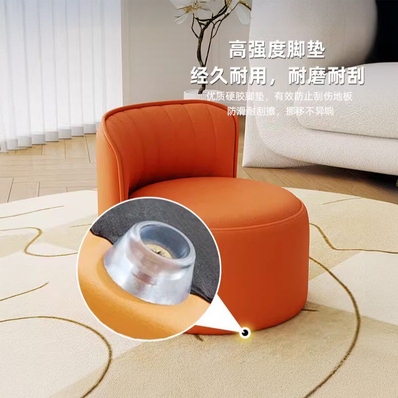 家用客厅茶几小凳子高级感沙发凳简约换鞋凳靠背椅子脚蹬矮凳轻奢