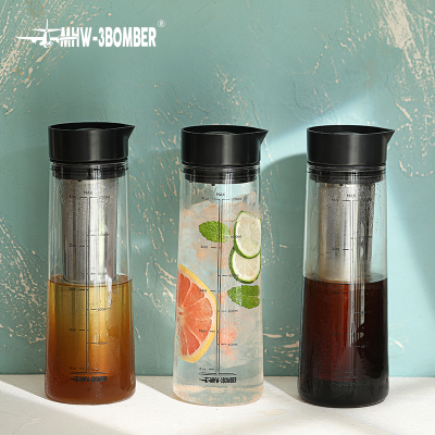 轰炸机冰芯冷萃壶咖啡壶家用冷萃瓶冷泡茶壶冰萃果汁冰滴壶冷萃杯