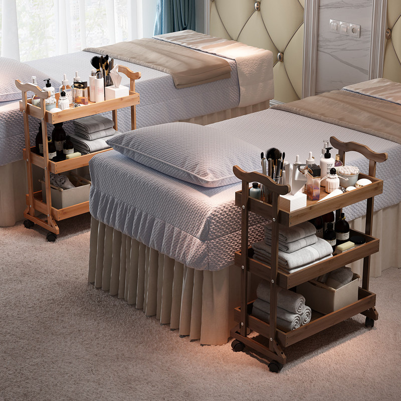 美发店工具台美容车美容院专用小推车多功能置物架发廊柜子剪发柜