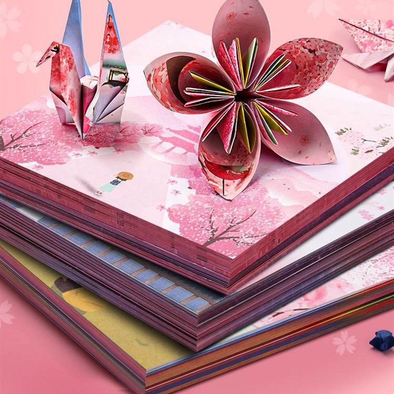 折纸儿童手工折纸专用纸小学生幼儿园正方形彩纸多种彩色双面星空图片