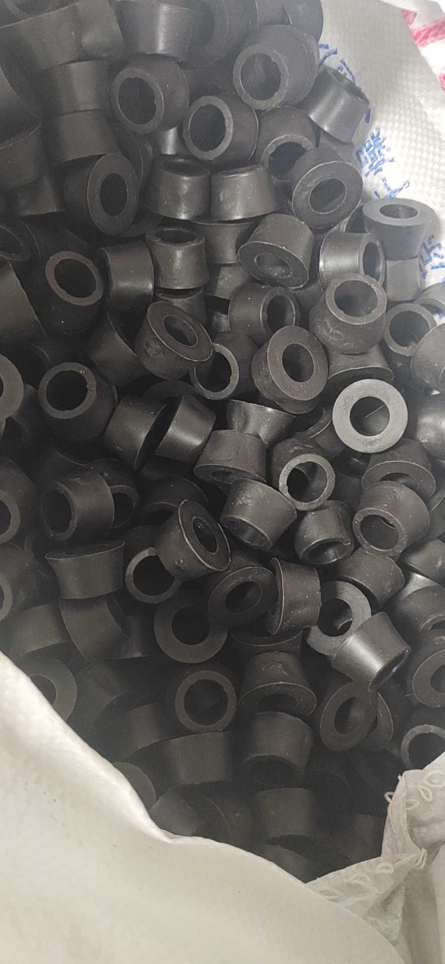 止水胶垫14mm 三段式螺杆堵头 塑料垫块/螺栓垫 空心圆型1.6公分