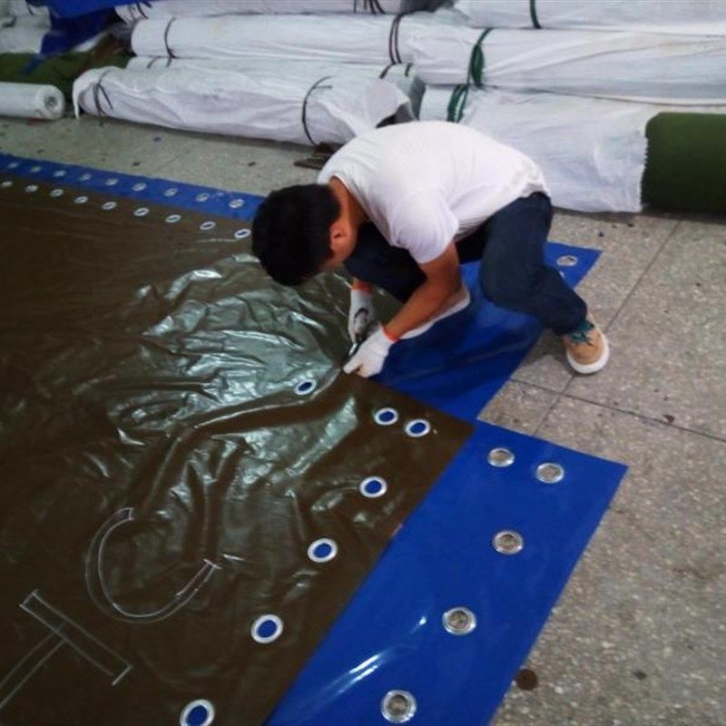 40尺集装箱防雨篷布 海运开顶柜防水布高箱开顶加厚油布