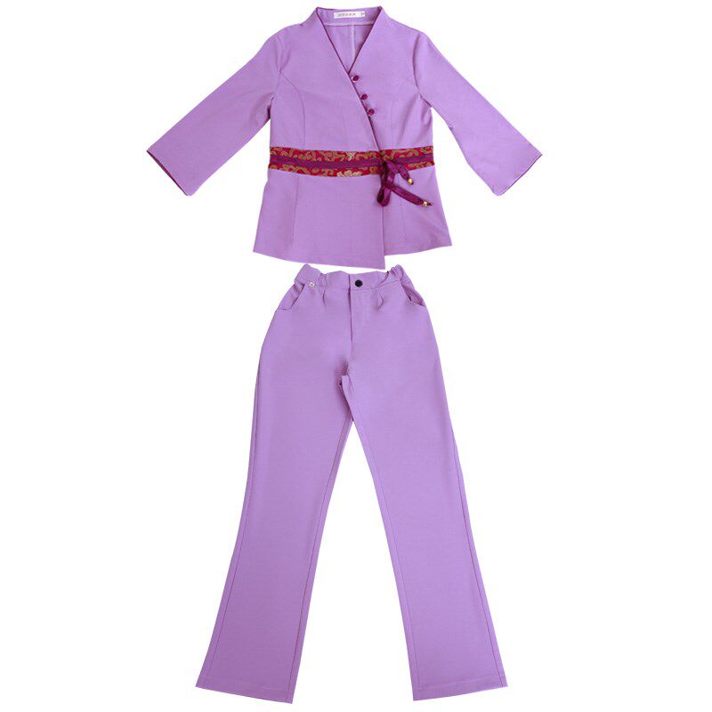 春夏高端养生馆美容师工作服新款大码SPA足疗按摩美容院技师套装