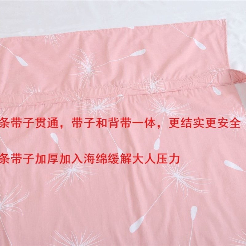 老式传统宝宝儿童简易外出后背式背扇婴儿背带前后两用抱娃神器薄