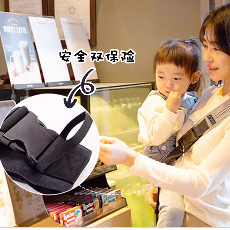 抱娃神器解放双手婴儿背带前抱式抱婴腰带/腰凳