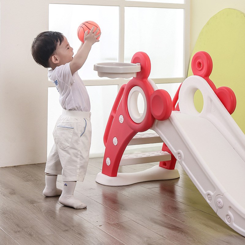 折叠滑滑梯儿童室内外家用带楼梯户外小型幼儿园宝宝小孩滑梯玩具