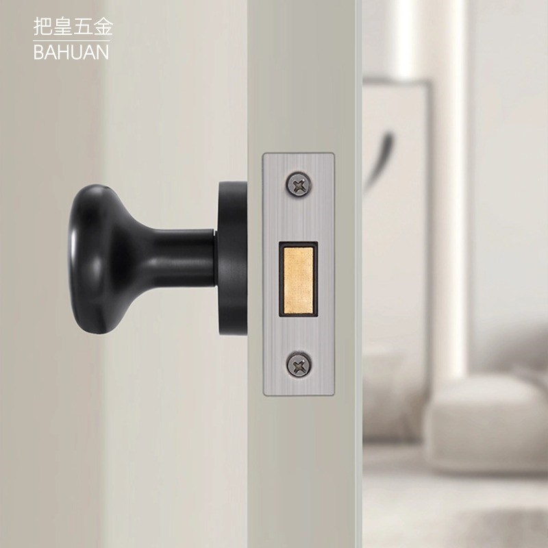 隐形门锁单面锁暗门背景墙卧室可带钥匙孔暗藏式门锁卧室双面暗装