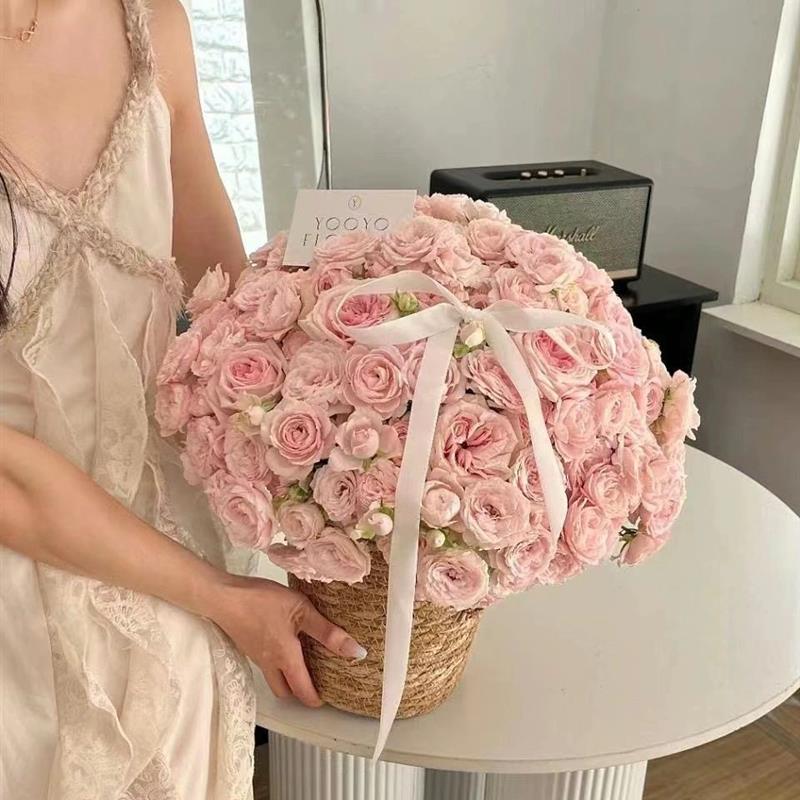 汇鑫 七夕仙子之吻抱抱桶 花艺花篮图片