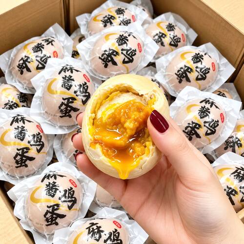 厂家】天津蓟县特产正宗真空麻酱起沙鸡蛋麻酱五香开箱流油流沙