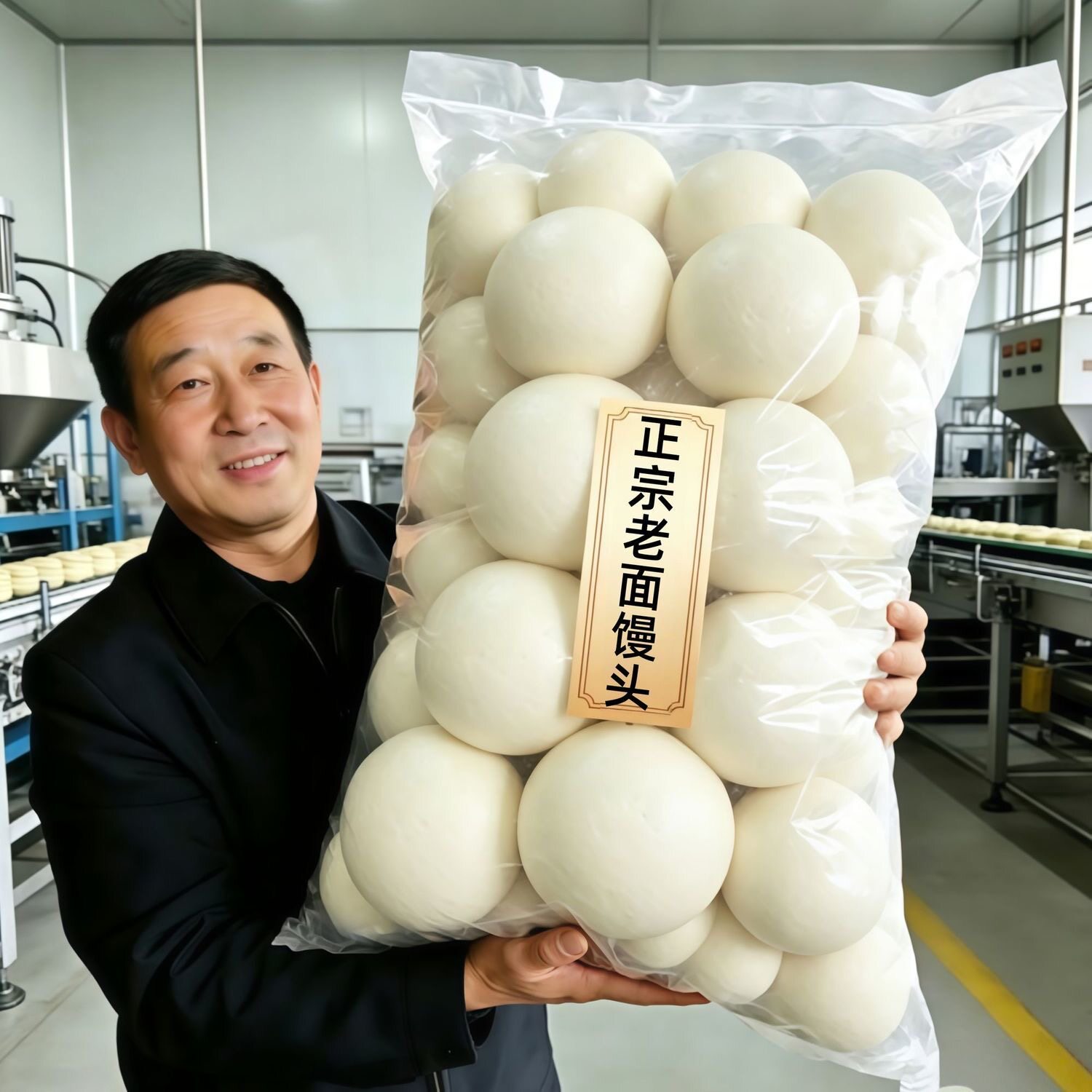 现做现发】河南纯手工馒头老面大馒头早餐馍馍呛面北方大饽饽