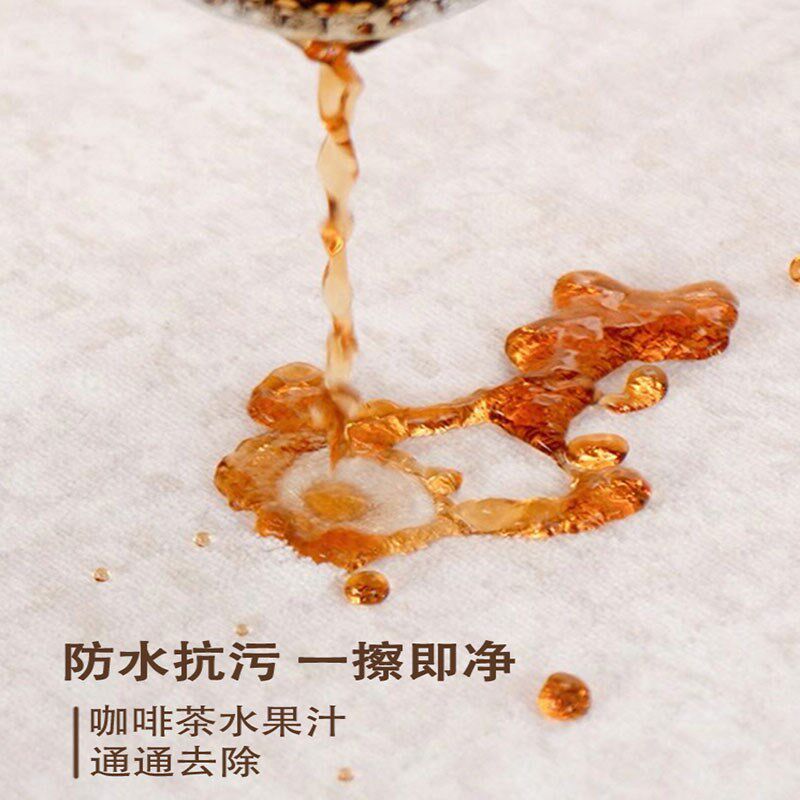 客厅地毯奶油风大面积轻奢高级感防水免洗可擦沙发地垫家用床边毯