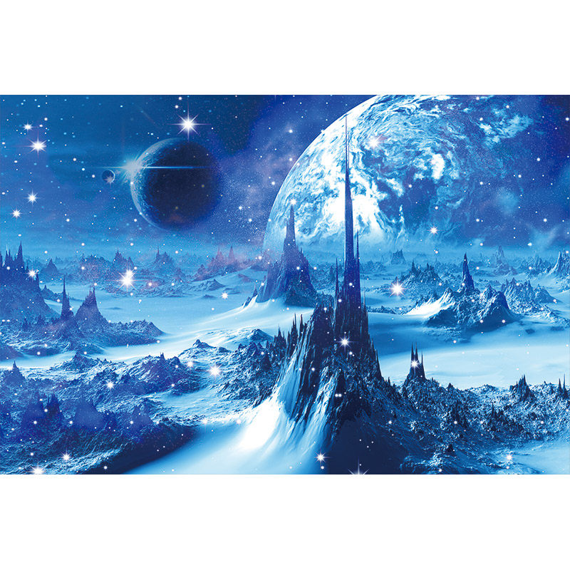 星空贴纸自粘贴画卧室宿舍吊顶装饰画背景墙壁画纸画墙贴墙纸壁纸