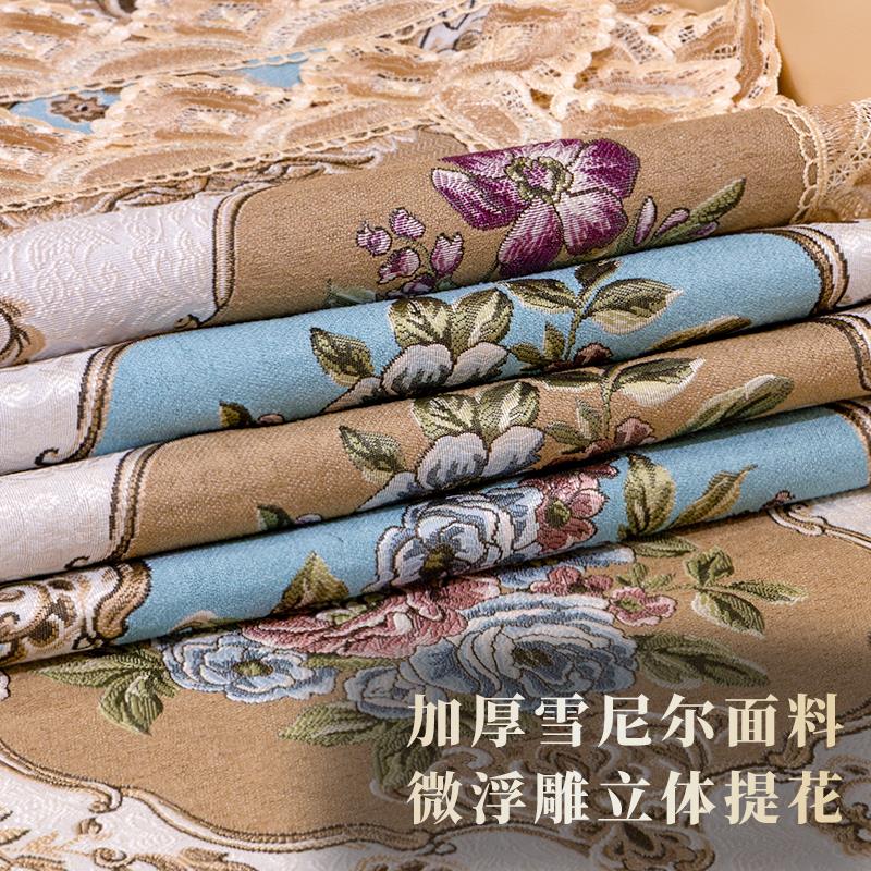 欧式餐椅垫套装高档奢华餐桌布椅垫椅套防滑坐垫家用四季凳子套罩