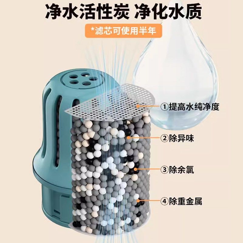 带过滤狗狗挂式饮水机猫咪自动喂水器喂食器笼子悬挂水壶宠物喝水