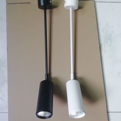 明装长杆吸顶射灯餐厅吊灯卧室床头吧台灯服装店展厅画廊cob射灯