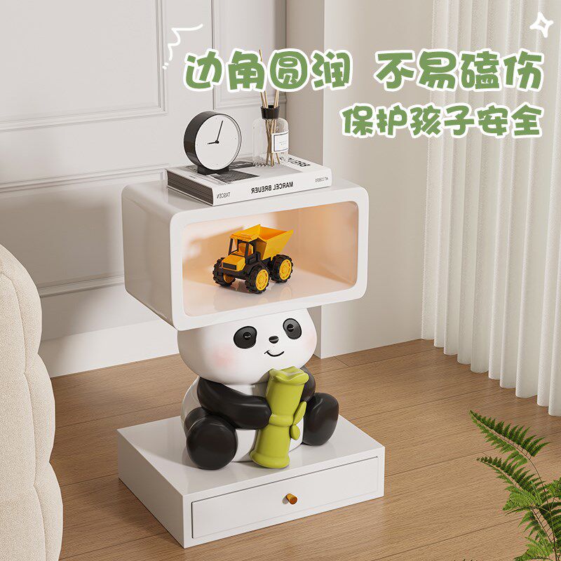 儿童房床头柜替代品创意小型极窄卡通可爱收纳柜储物柜卧室床边柜