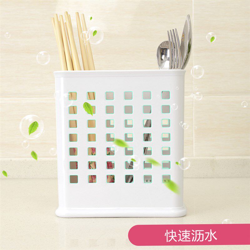 嘉宝不锈钢筷子筒创意双筒筷子笼沥水筷筒筷子架吸盘筷子盒带挂钩