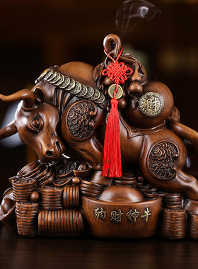 牛年新年牛气冲天超大号容量储蓄罐家用摆件大人用存钱罐生肖客厅