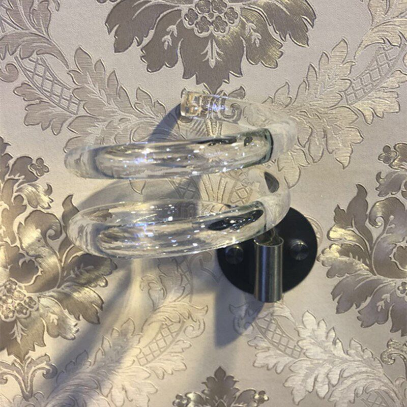 包邮发廊专用电吹风机架子水晶圈风筒座美发理发店浴室墙上架壁挂