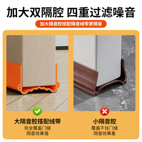 门缝密封条窗户防风保暖专用挡风防尘玻璃门底门窗隔音贴封窗胶条