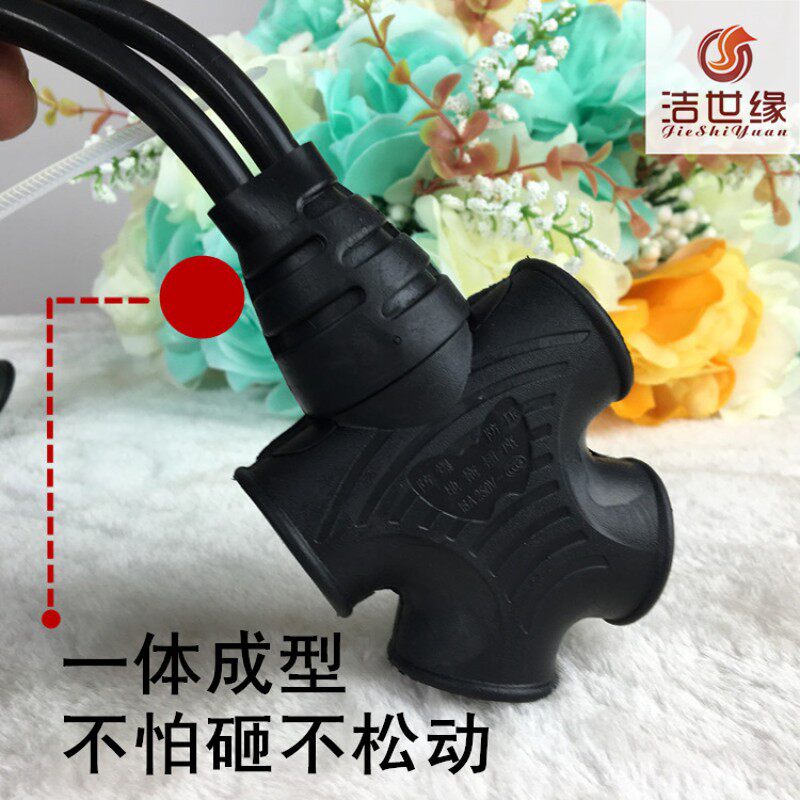 婚庆专用纯铜线芯路引线串联电源插座防摔插排软线串线板一体成型
