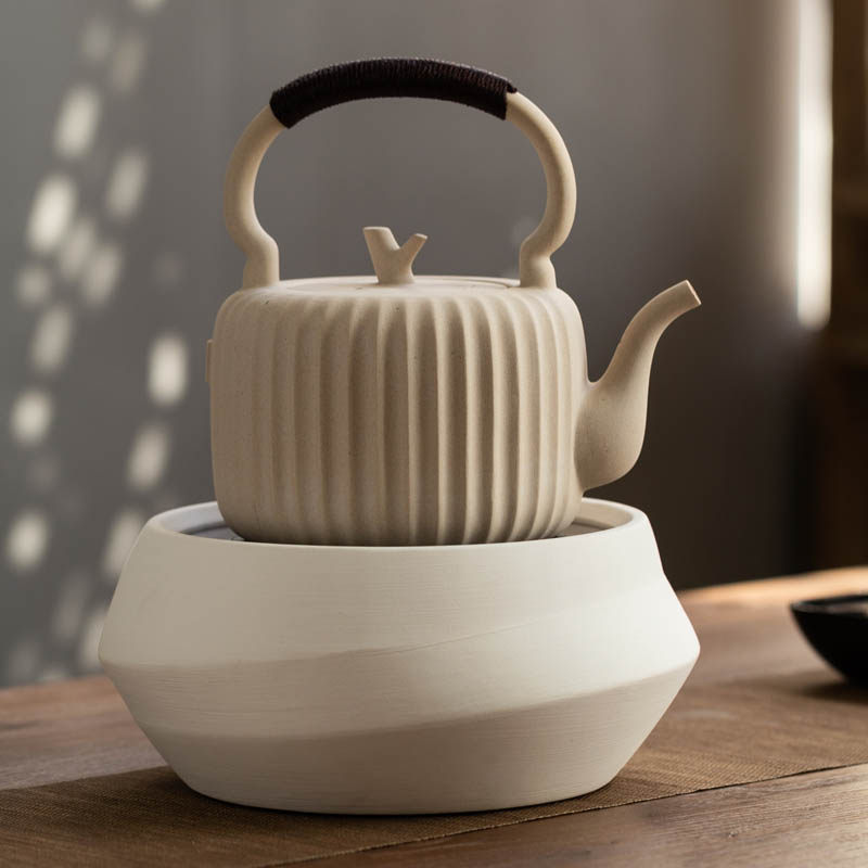 日式静音电陶炉煮茶炉陶壶煮茶烧水壶陶炉家用小型迷你电炉煮茶器