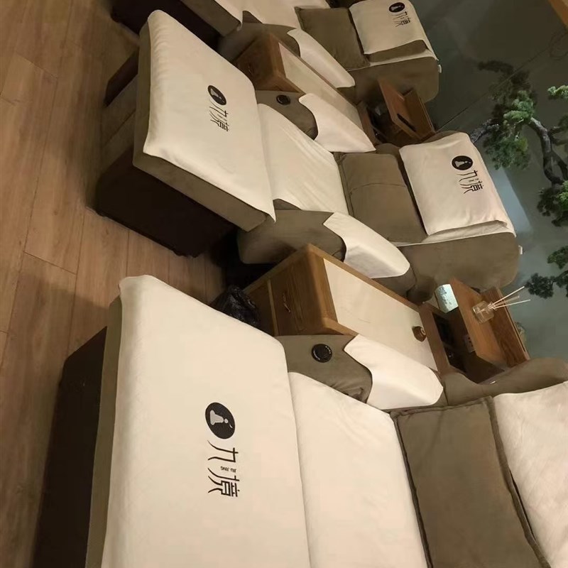 足疗床单泰式按摩沐足床套罩加厚修脚采耳防滑足浴沙发巾洗脚床垫图片