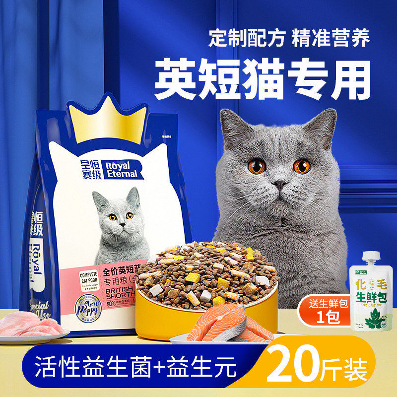英短银渐层蓝猫专用冻干