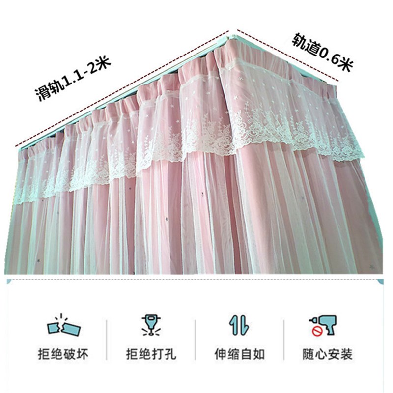 顶天立地衣架新款加厚落地简易衣柜网红多层室内免打孔可伸缩全轨