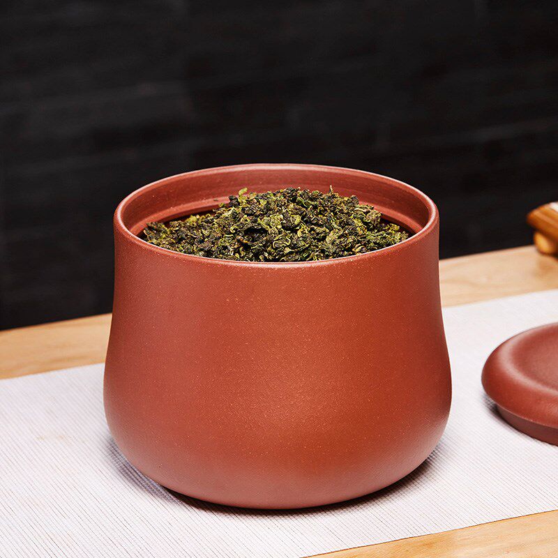 宜兴紫砂茶叶罐密封罐普洱储存收纳茶盒罐子陶瓷中式绿茶醒茶罐子