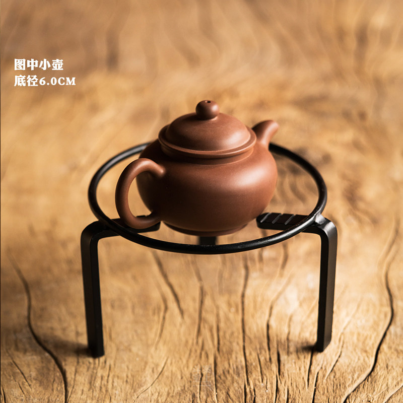 户外炉具伍德三角架火钵架子风炉支架铁壶烧水底座户外煮茶具便携