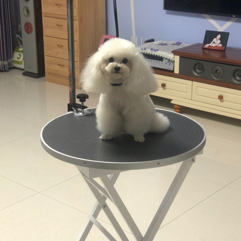 宠物美容桌狗狗美容台家用折叠圆形剪毛台支架吊杆泰迪比熊洗澡台
