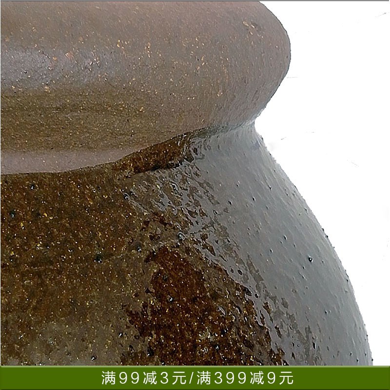 户外花园庭院装饰粗陶陶罐中式复古摆件土陶花瓶大号坛子落地花器