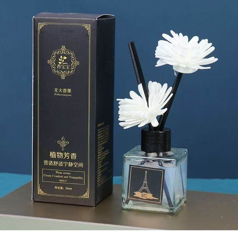【峰峰专属】植物芳香香薰家用无火栀子花香薰瓶客厅卧室装饰摆件