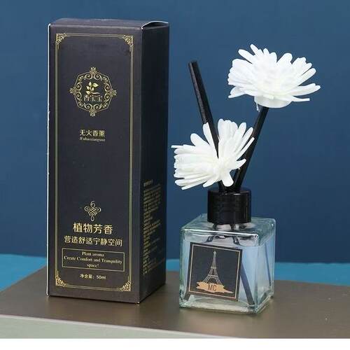 【峰峰专属】植物芳香香薰家用无火栀子花香薰瓶客厅卧室装饰摆件
