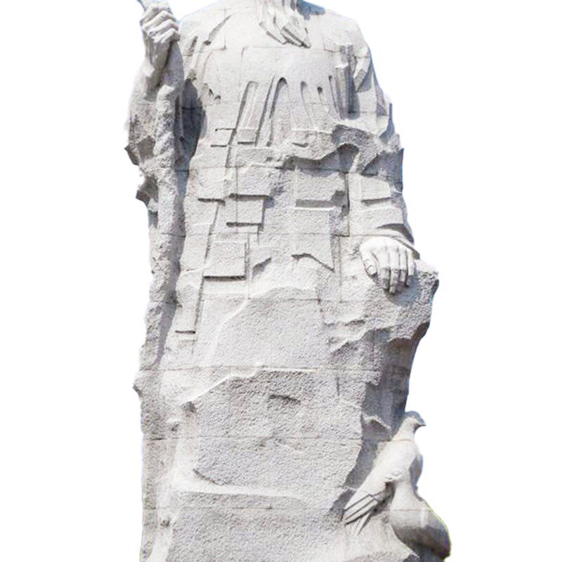 齐白石雕像定制大型名人物雕塑汉白玉石材雕刻艺术品景观园林摆件