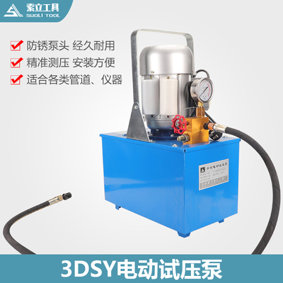 手提式电动试压泵 3DSY25/60/80/100型打压泵 测试泵全铜头