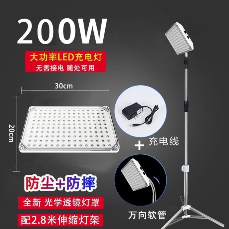 12vled灯夜市摆摊灯户外照明24伏36伏48伏60v接电动车电瓶用的灯