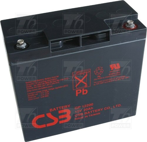 现货CSB GP12200 12V20AH不间断UPS电源/应急电源/船舶专用蓄电池