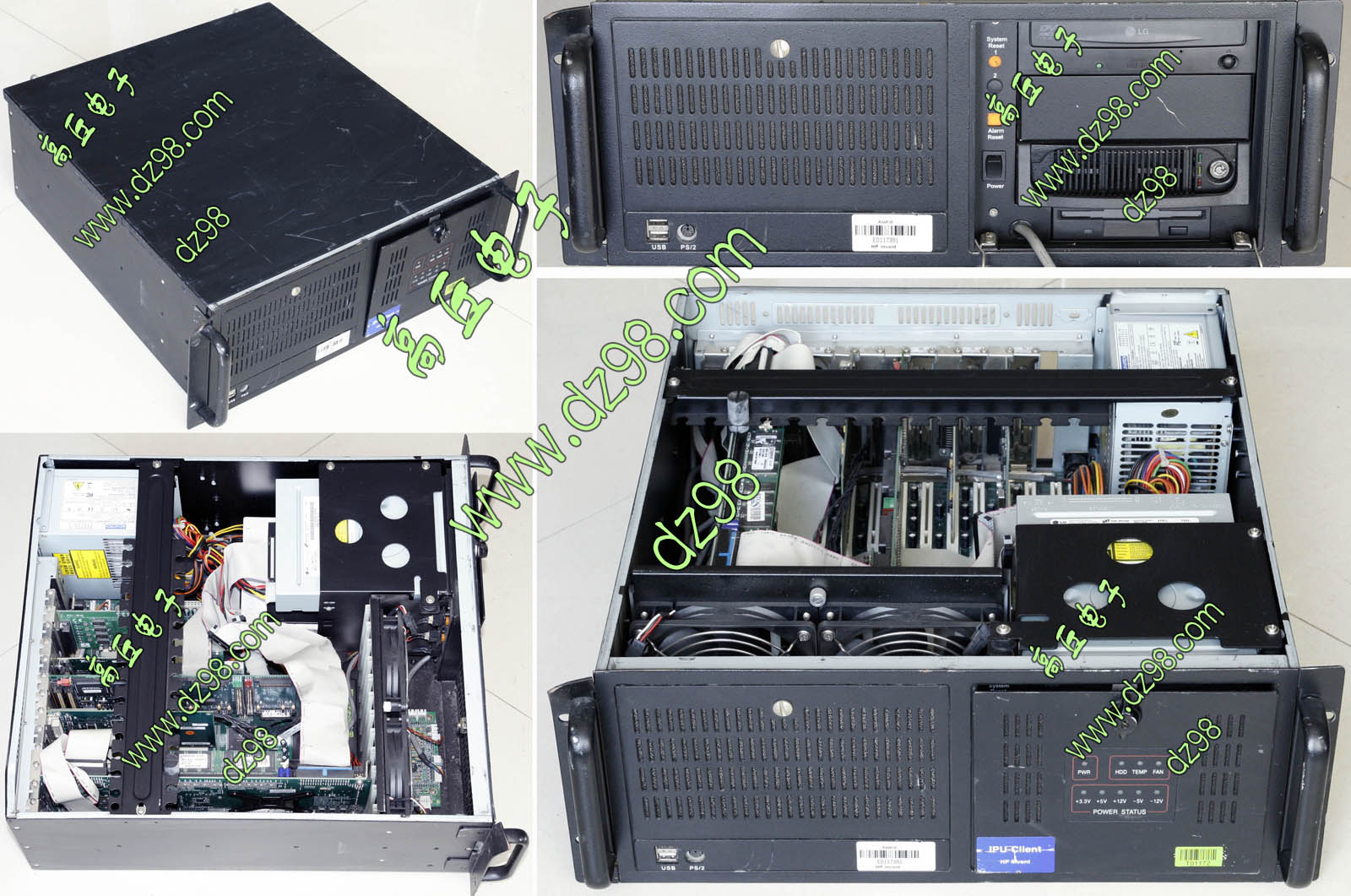 研华 PCA-6186 工业主机 机器内带多张插卡 二手特价